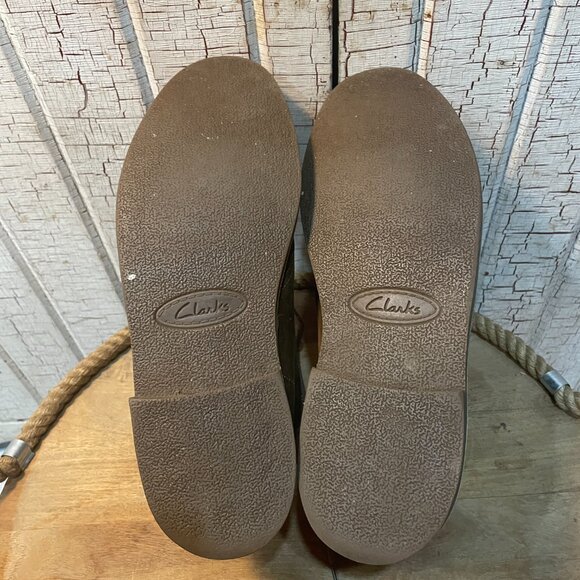 Clarks Bushacre 2 Chukka Boots Leather Brown Desert Mens 11 - Picture 4 of 6